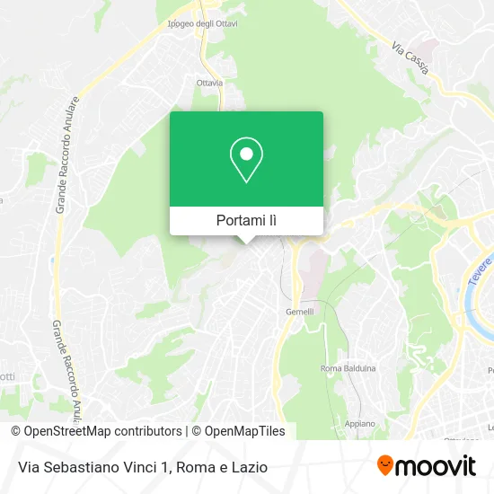 Mappa Via Sebastiano Vinci 1