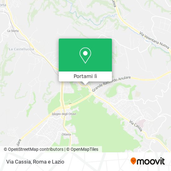 Mappa Via Cassia