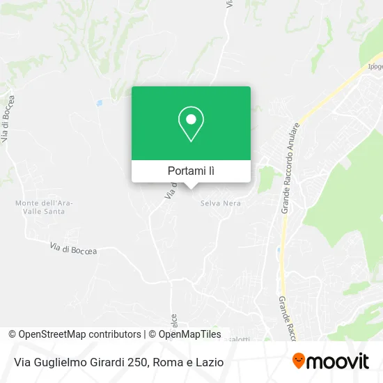 Mappa Via Guglielmo Girardi 250