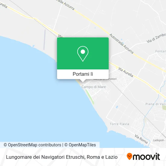 Mappa Lungomare dei Navigatori Etruschi