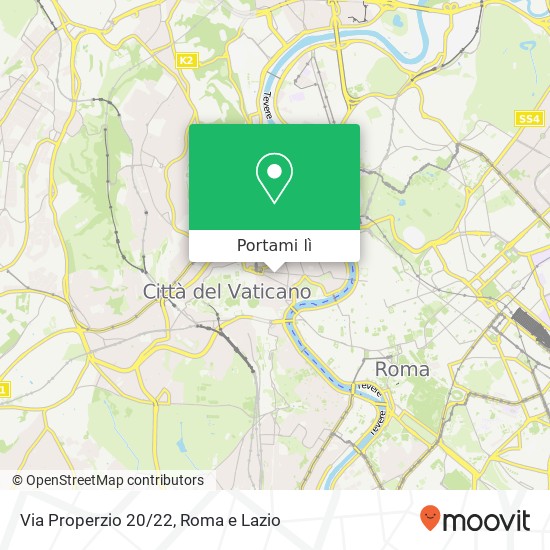 Mappa Via Properzio 20/22