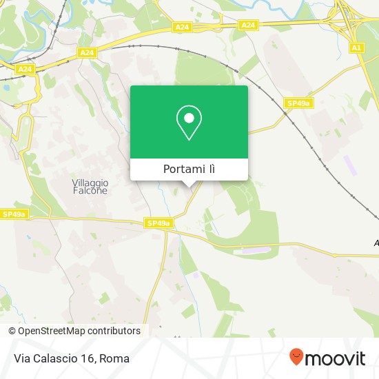 Mappa Via Calascio 16