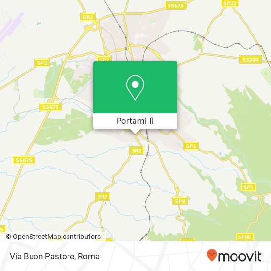 Mappa Via Buon Pastore