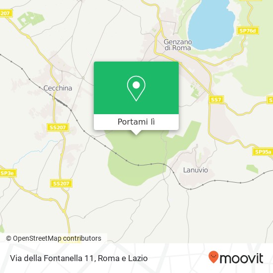 Mappa Via della Fontanella 11
