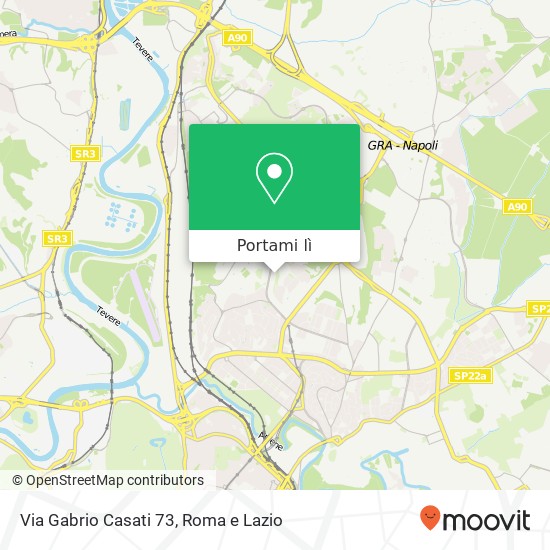 Mappa Via Gabrio Casati 73