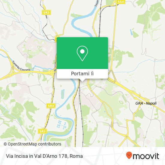 Mappa Via Incisa in Val D'Arno 178