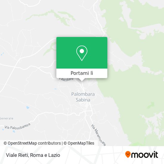 Mappa Viale Rieti