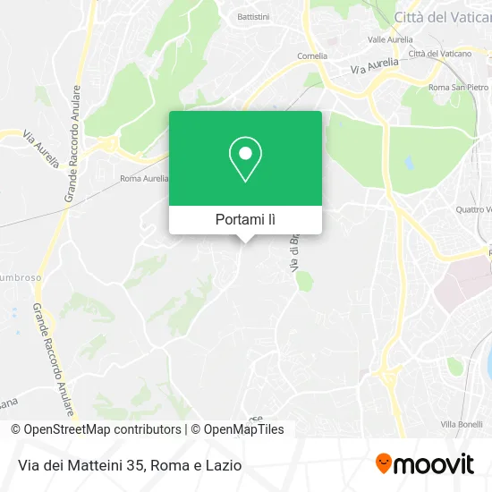 Mappa Via dei Matteini 35