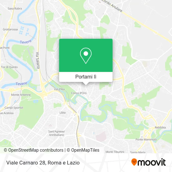 Mappa Viale Carnaro 28