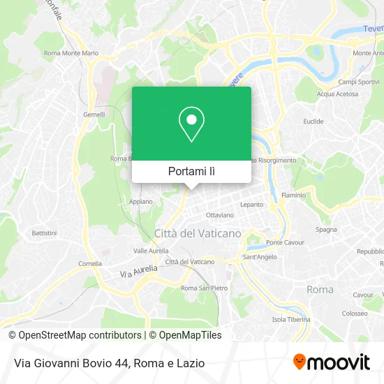 Mappa Via Giovanni Bovio 44