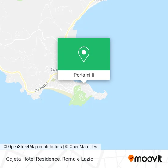 Mappa Gajeta Hotel Residence