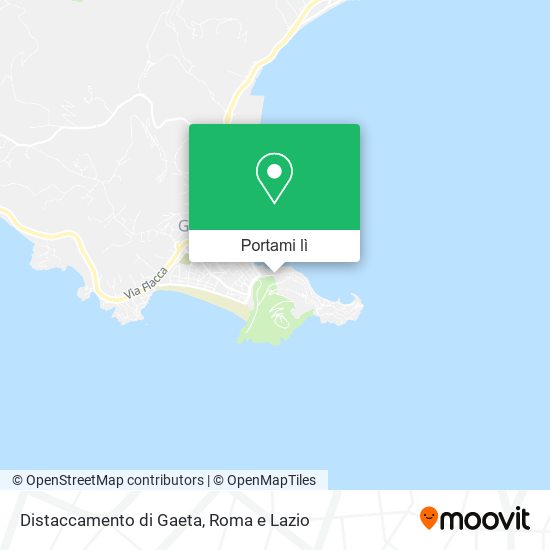 Mappa Distaccamento di Gaeta