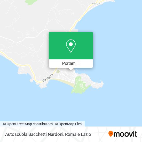 Mappa Autoscuola Sacchetti Nardoni