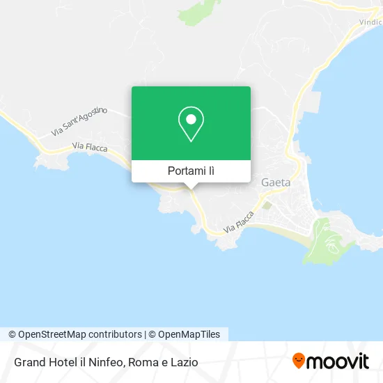 Mappa Grand Hotel il Ninfeo
