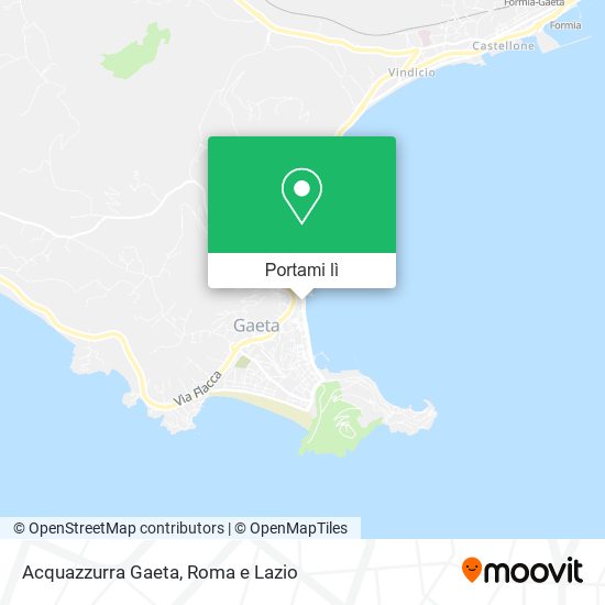 Mappa Acquazzurra Gaeta