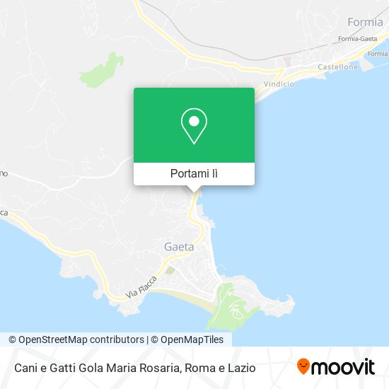 Mappa Cani e Gatti Gola Maria Rosaria