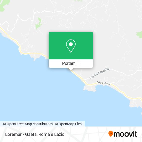 Mappa Loremar - Gaeta