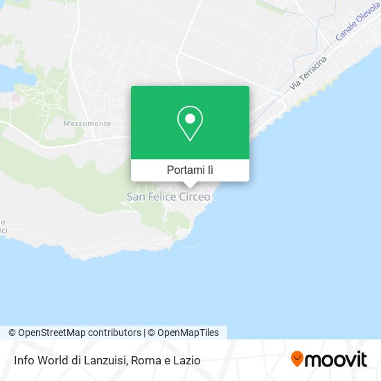 Mappa Info World di Lanzuisi
