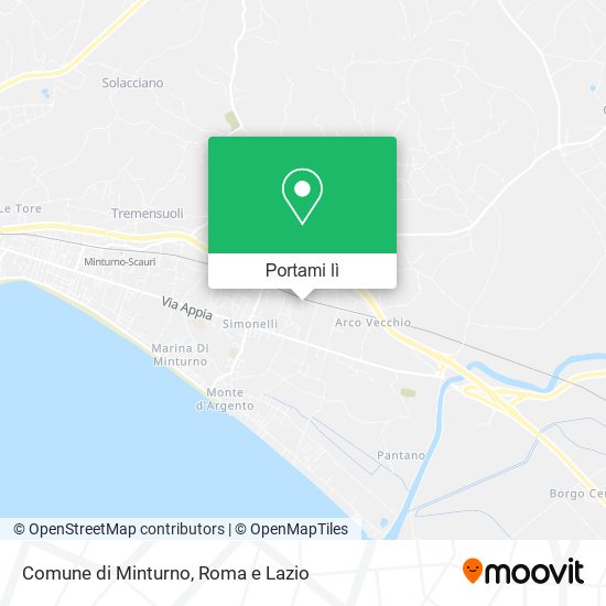 Mappa Comune di Minturno