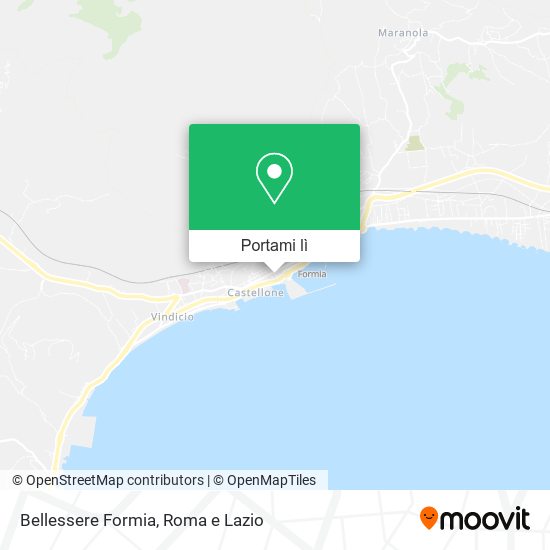 Mappa Bellessere Formia