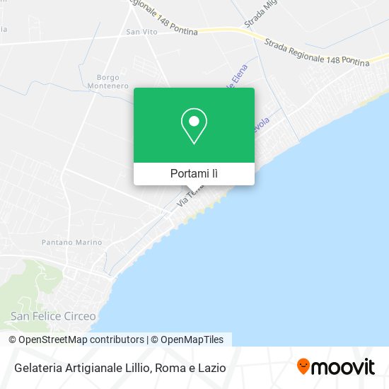 Mappa Gelateria Artigianale Lillio