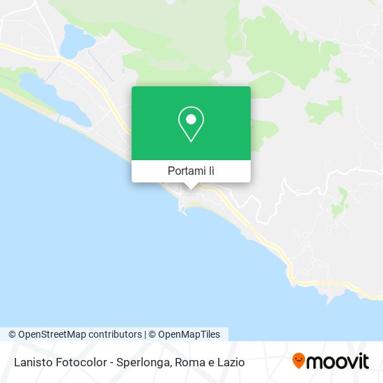 Mappa Lanisto Fotocolor - Sperlonga