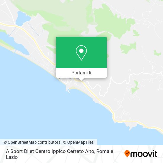 Mappa A Sport Dilet Centro Ippico Cerreto Alto