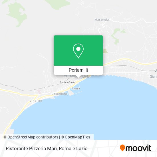 Mappa Ristorante Pizzeria Marì