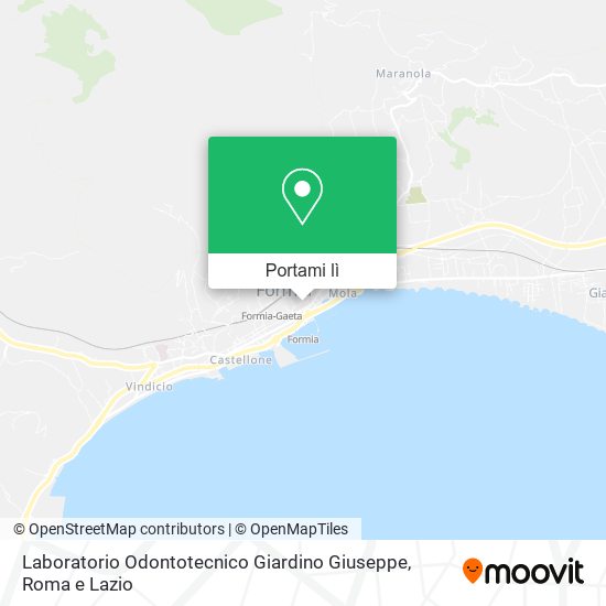 Mappa Laboratorio Odontotecnico Giardino Giuseppe