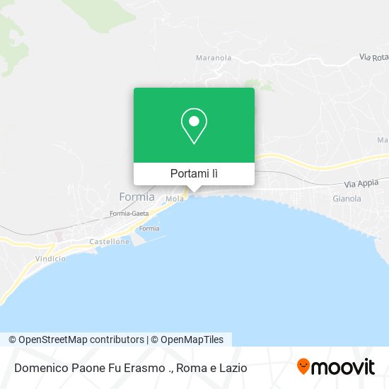 Mappa Domenico Paone Fu Erasmo .