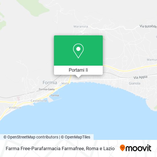 Mappa Farma Free-Parafarmacia Farmafree