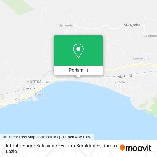 Mappa Istituto Suore Salesiane =Filippo Smaldone=