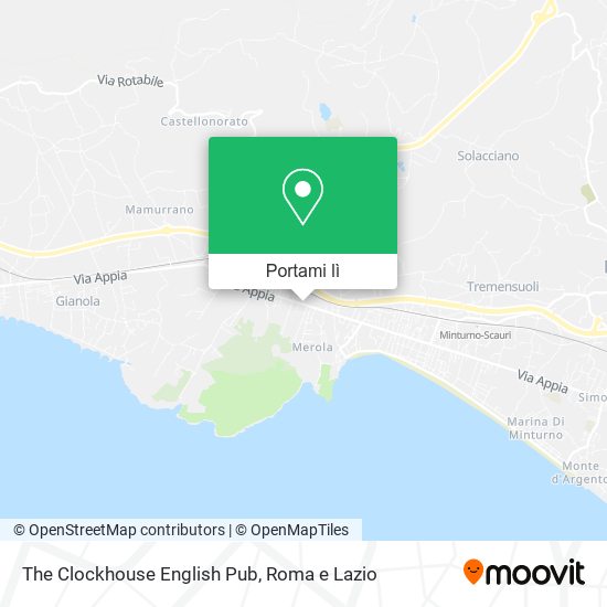Mappa The Clockhouse English Pub