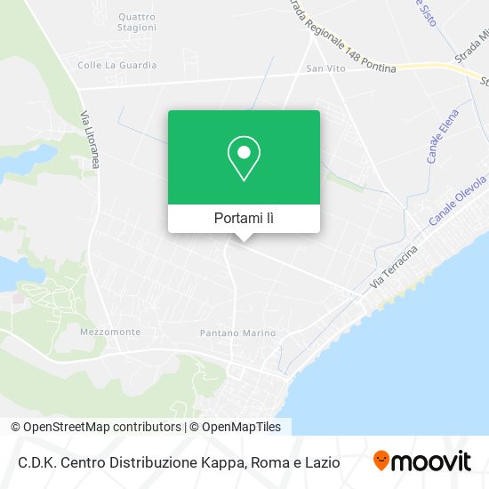 Mappa C.D.K. Centro Distribuzione Kappa