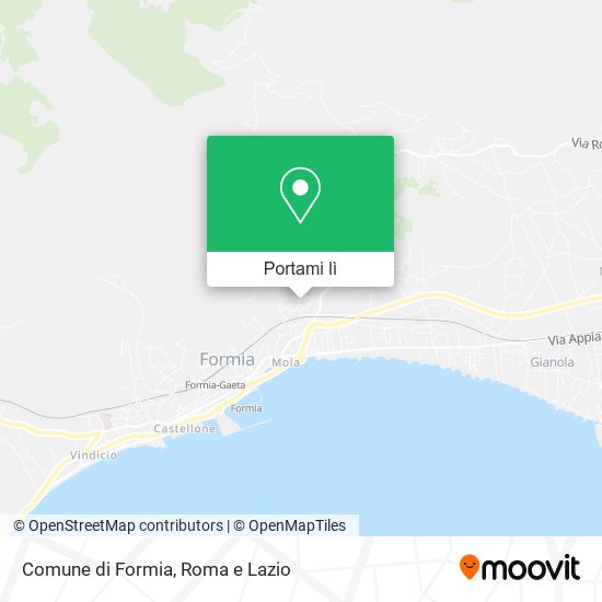 Mappa Comune di Formia