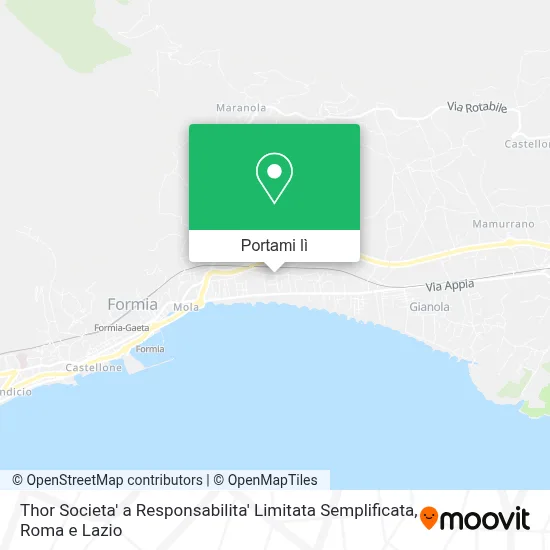 Mappa Thor Societa' a Responsabilita' Limitata Semplificata