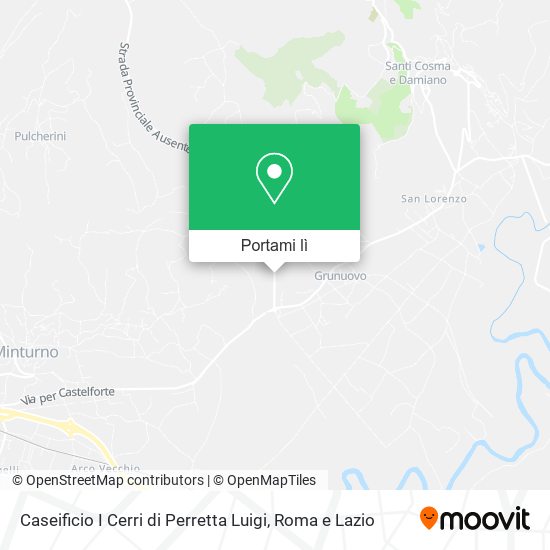 Mappa Caseificio I Cerri di Perretta Luigi