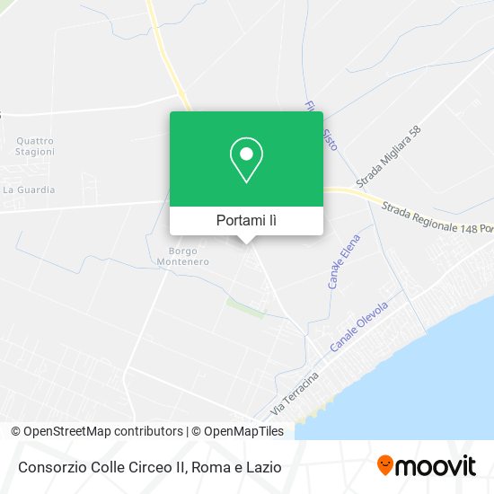 Mappa Consorzio Colle Circeo II