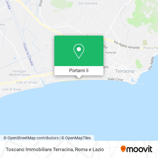 Mappa Toscano Immobiliare Terracina