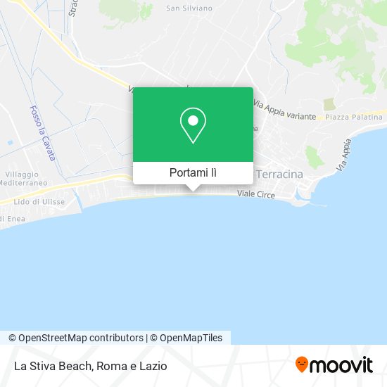 Mappa La Stiva Beach