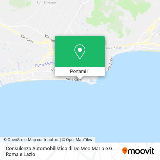Mappa Consulenza Automobilistica di De Meo Maria e G