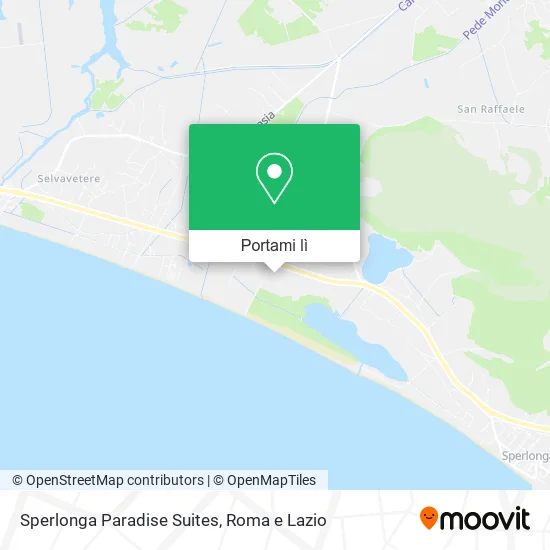 Mappa Sperlonga Paradise Suites