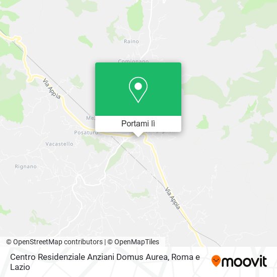 Mappa Centro Residenziale Anziani Domus Aurea
