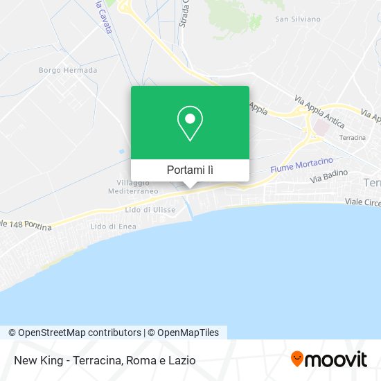 Mappa New King - Terracina