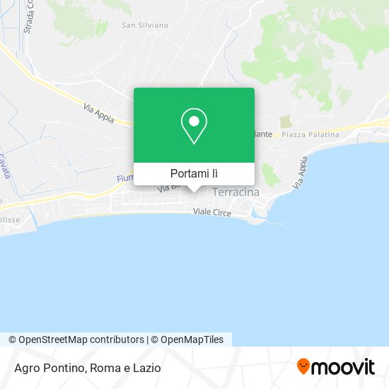 Mappa Agro Pontino