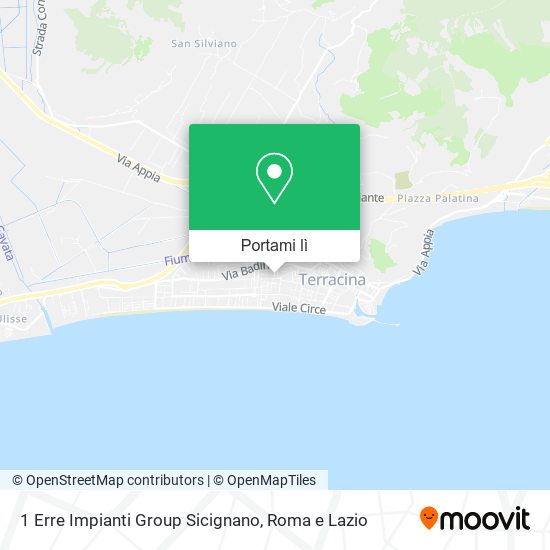 Mappa 1 Erre Impianti Group Sicignano