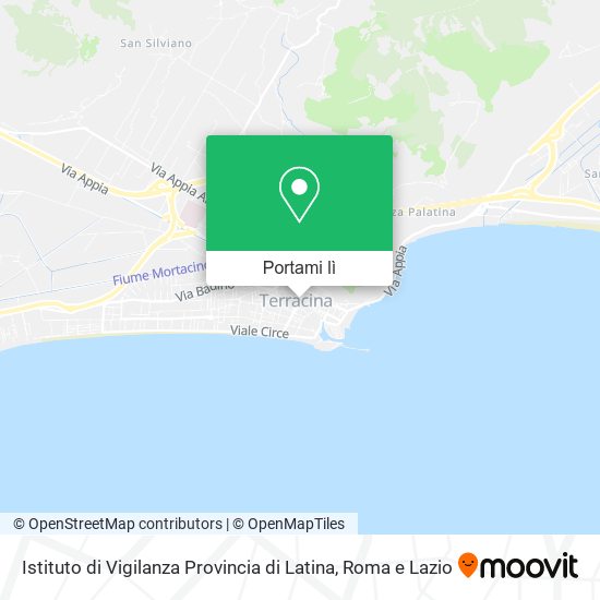 Mappa Istituto di Vigilanza Provincia di Latina