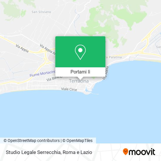 Mappa Studio Legale Serrecchia