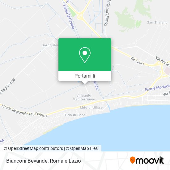 Mappa Bianconi Bevande