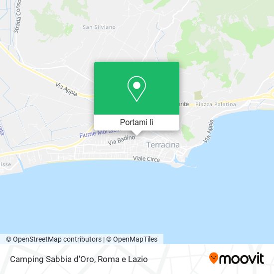 Mappa Camping Sabbia d'Oro